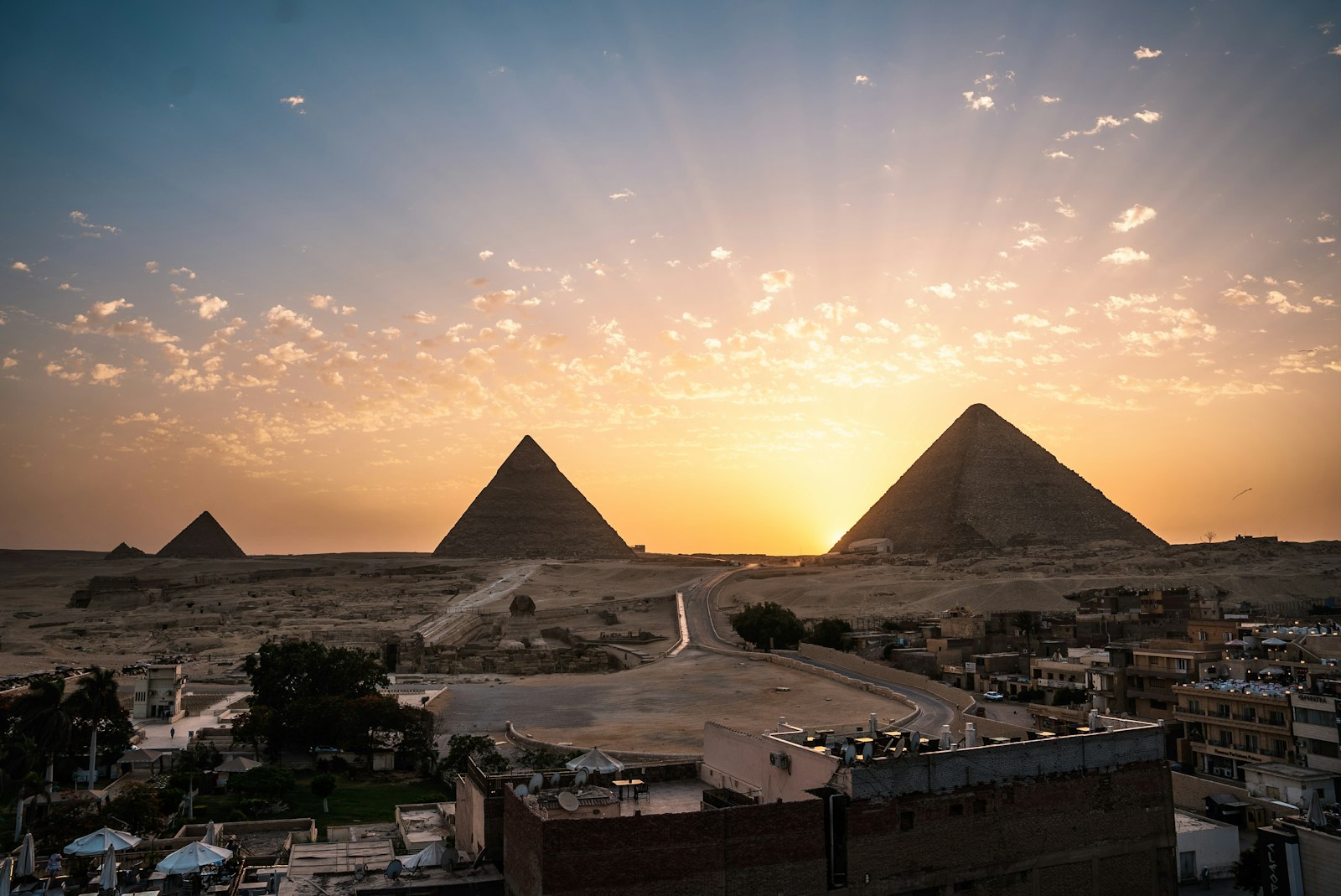 Giza desert ridge
